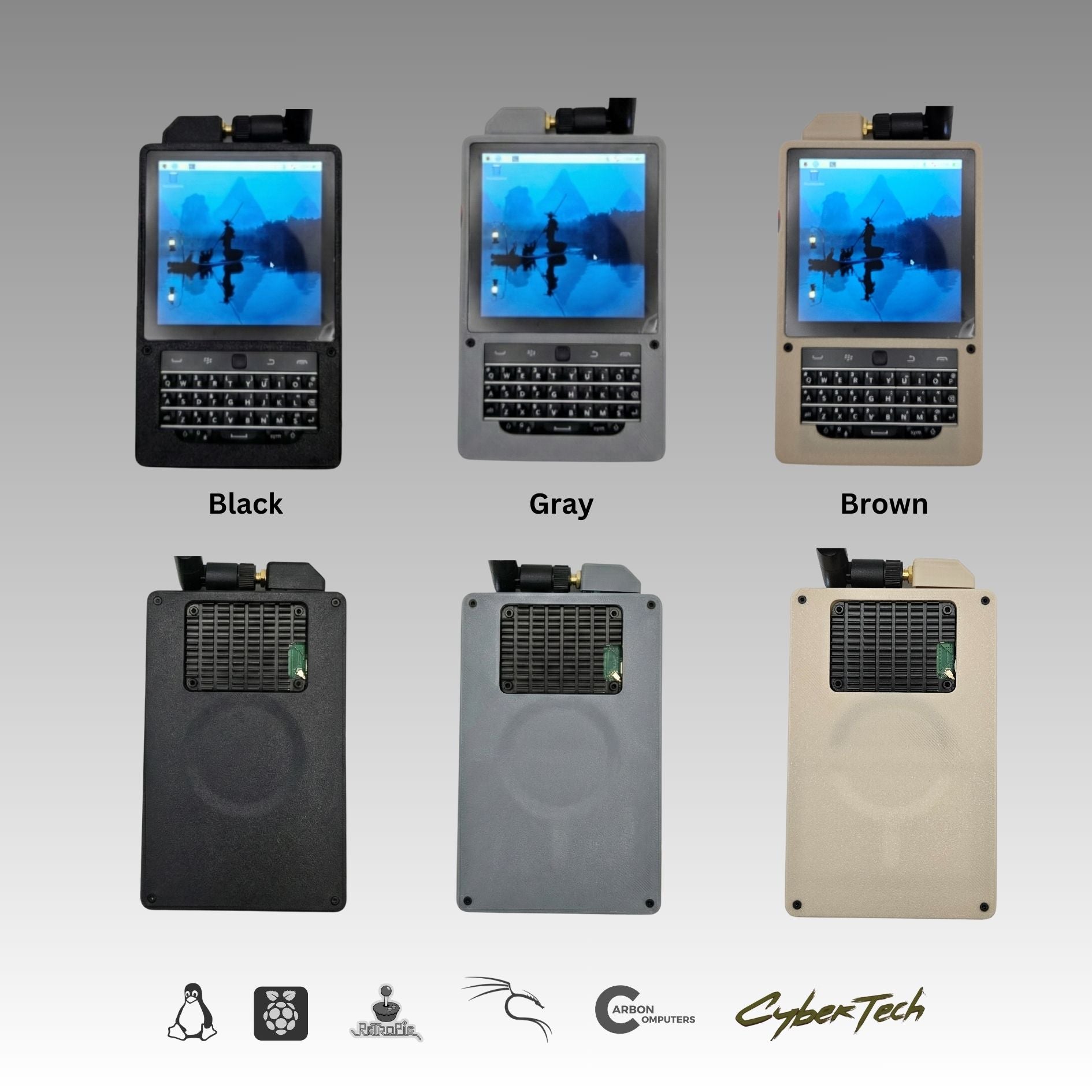 PiBerry Terminal - Raspberry CM5 Handheld - Carbon Computers