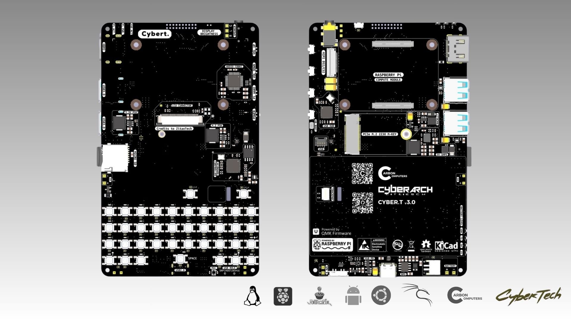 Cybert. v3.0- Raspberry Pi CM5 Terminal - Beta (Pre-Order) - Carbon Computers