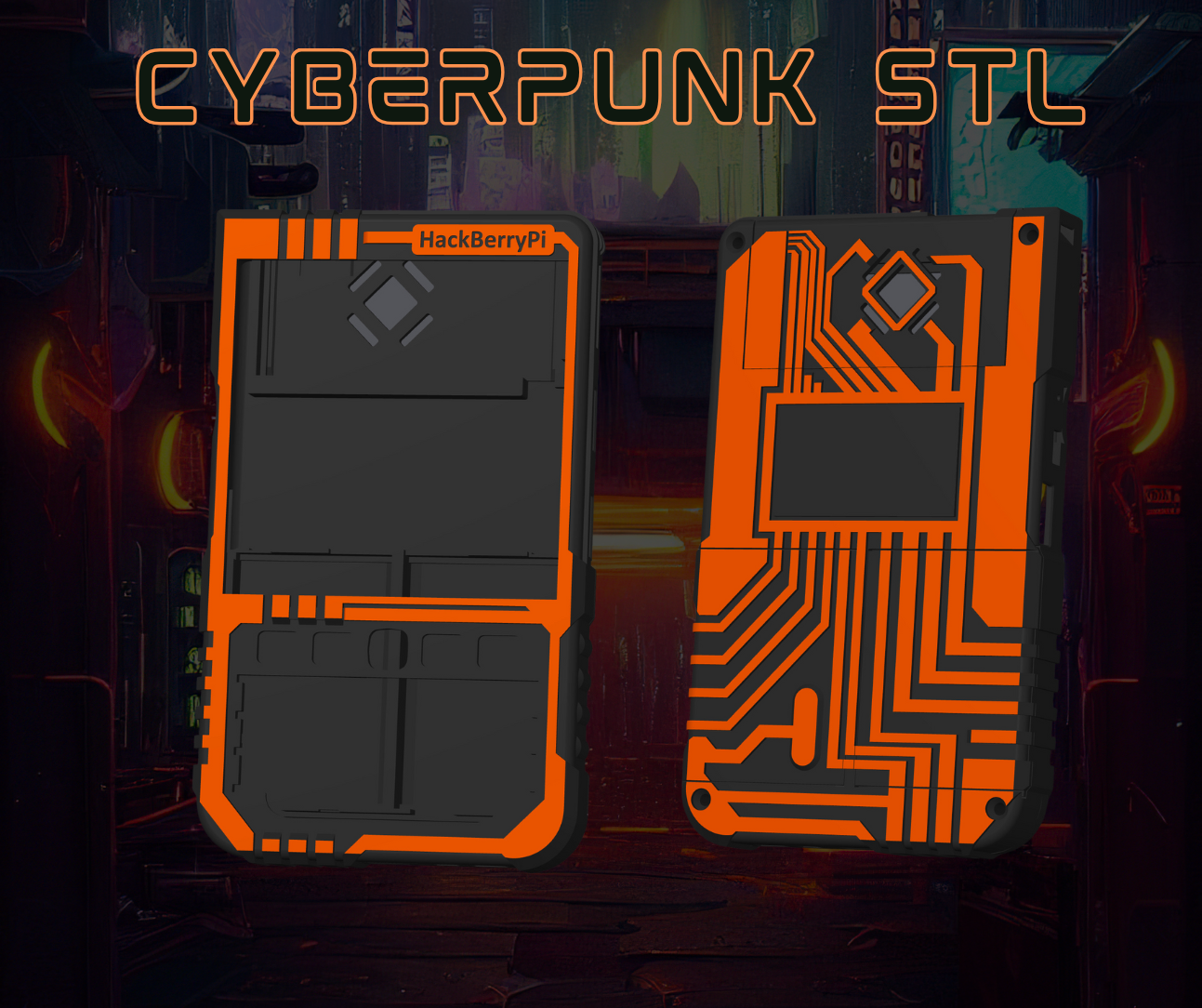 ZITAO HackBerryPi - Digital CyberPunk STL - Carbon Computers