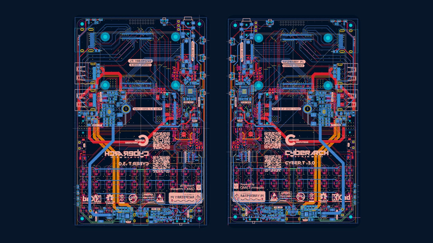 Cybert. v3.0- Raspberry Pi CM5 Terminal - Beta (Pre-Order) - Carbon Computers