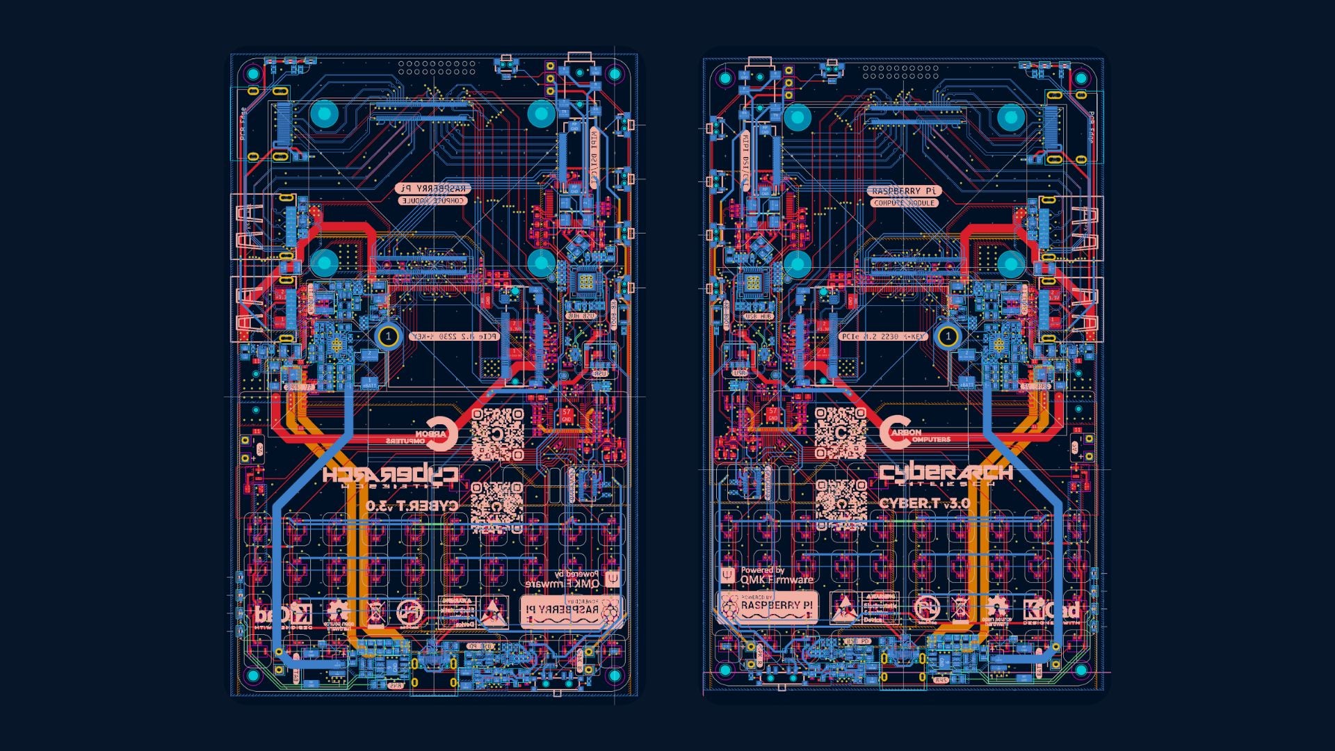 Cybert. v3.0- Raspberry Pi CM5 Terminal - Beta (Pre-Order) - Carbon Computers
