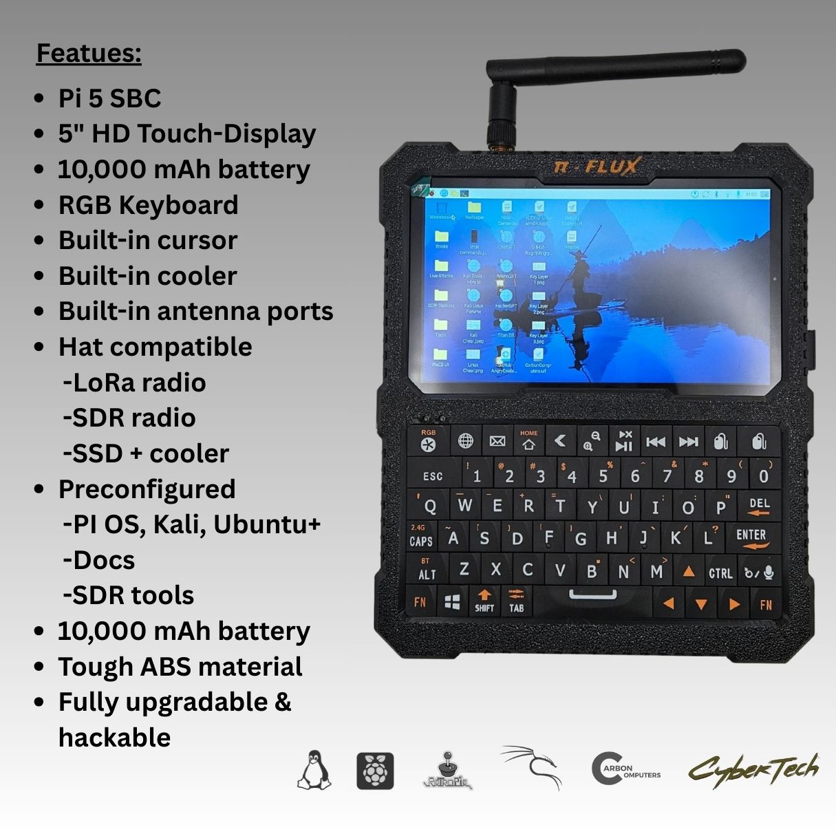 Pi Flux - ValleyTech Edition - Carbon Computers