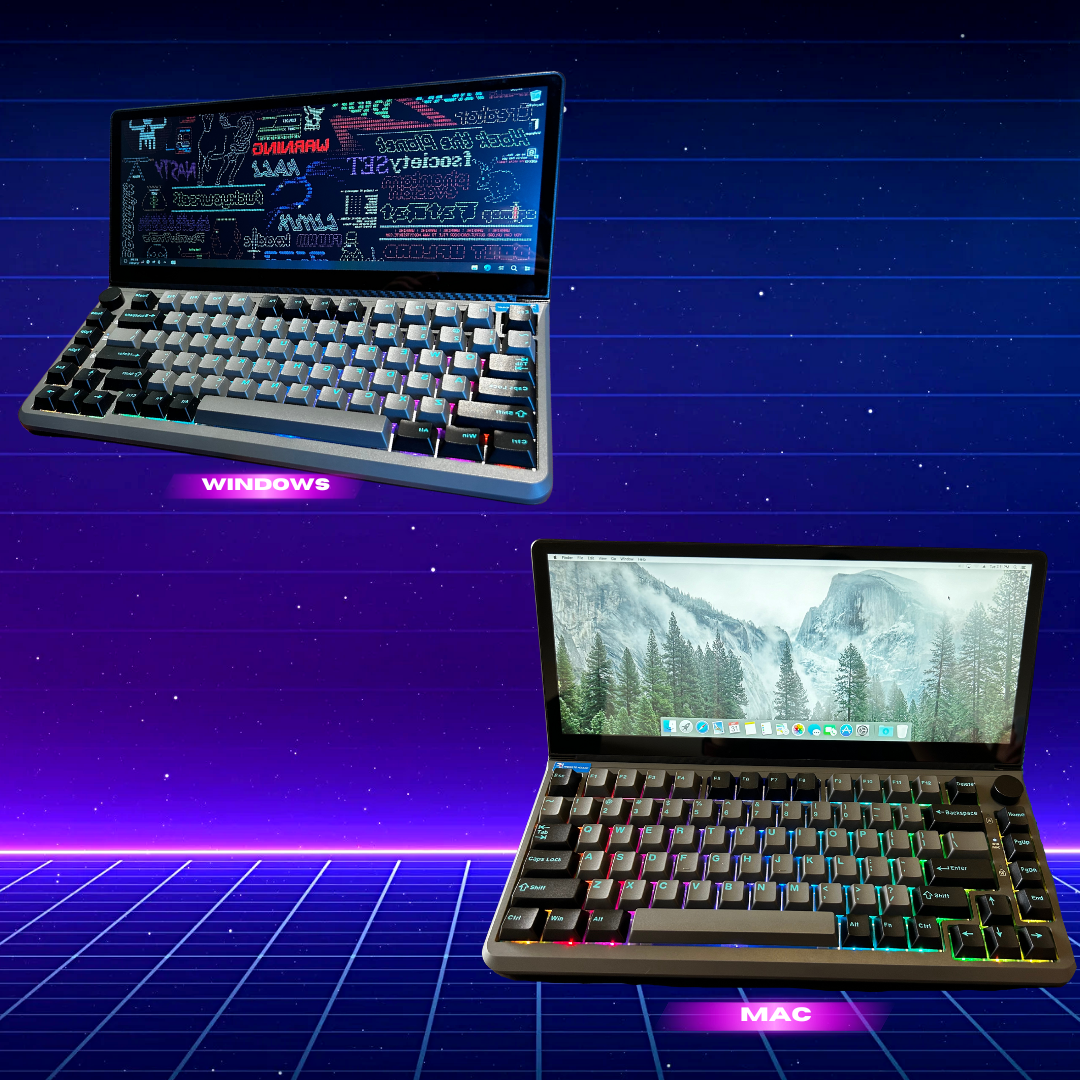 CyberDeck MK-II with MacOS, Windows - Dual Boot Kali & BlackArch - Carbon Computers