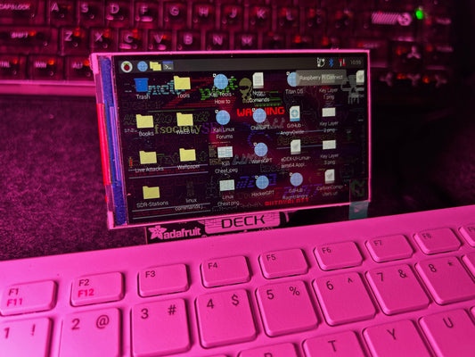 Pi CyberDeck 400 with Kali - Carbon Computers