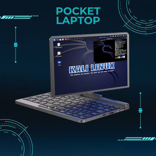 Cyber Pocket Laptop | Multi-boot Boot Kali & BlackArch & WIN 11 - Carbon Computers