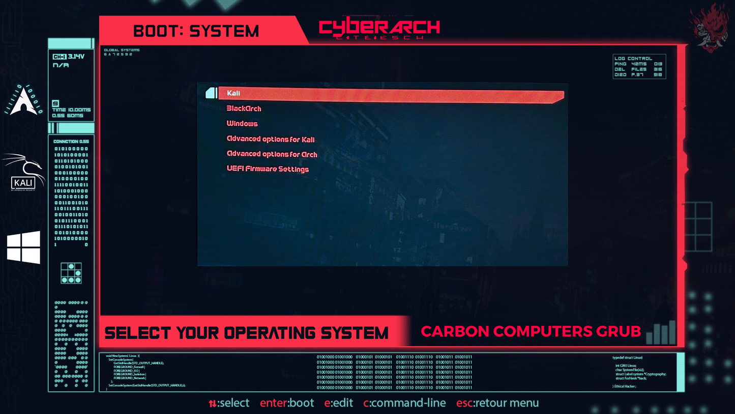 Cyber M.2 Drive – Portable Hacker with Kali & BlackArch - Carbon Computers