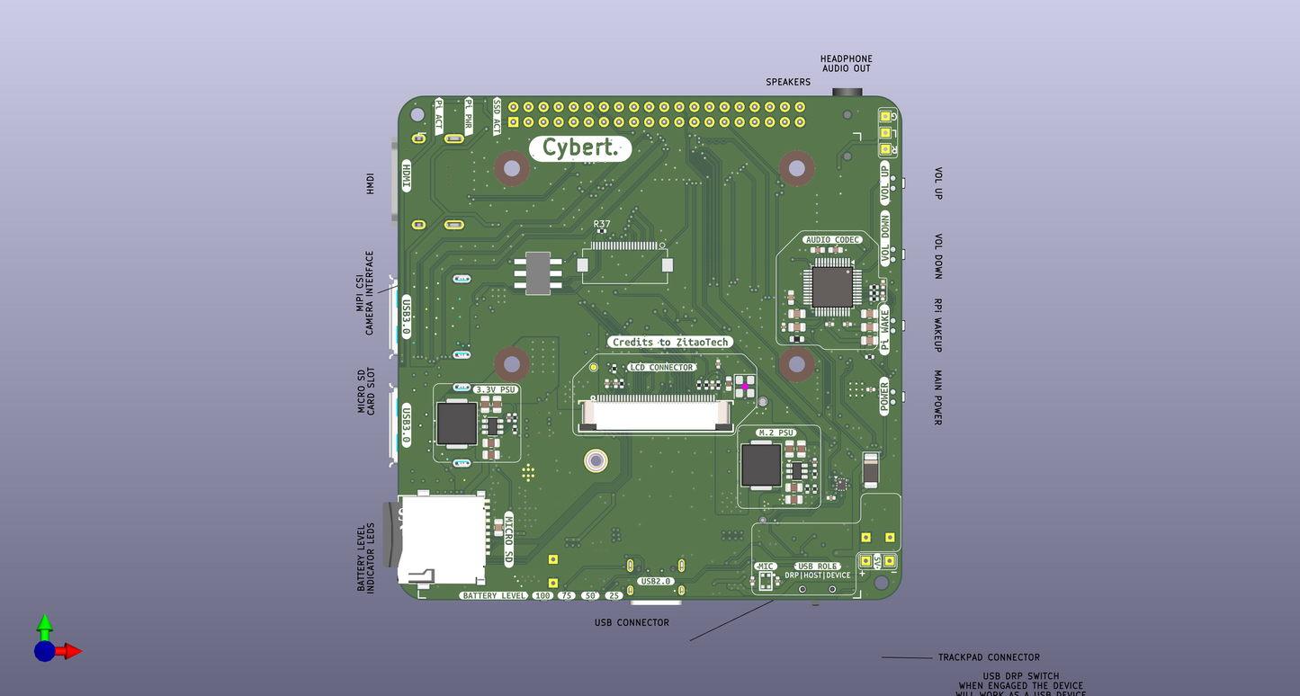 CM5 AIO Board – Compact Carrier with BMS (Pre-Order) - Carbon Computers