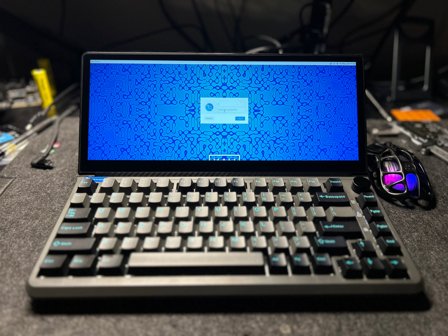 CyberDeck MK-III with MacOS, Windows - Dual Boot Kali & BlackArch - Carbon Computers