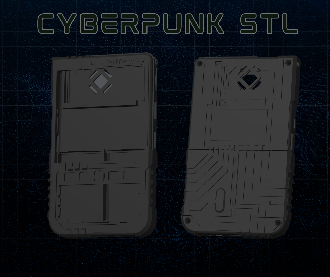 ZITAO HackBerryPi - Digital CyberPunk STL - Carbon Computers