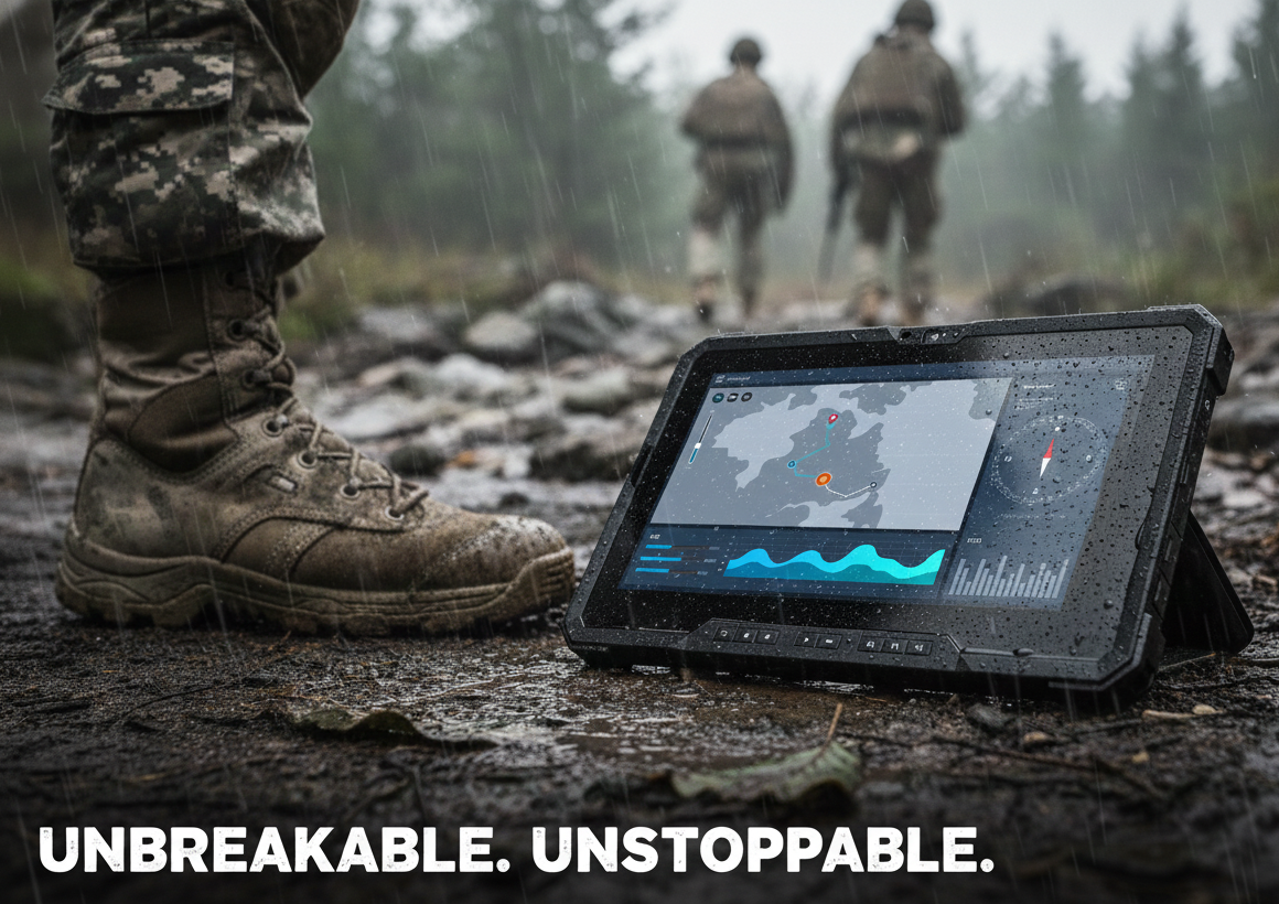 DELL Rugged Tablet with Triple Boot Windows, Kali & BlackArch - Carbon Computers